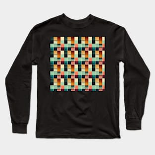 A Pattern of Colorful Squares Long Sleeve T-Shirt